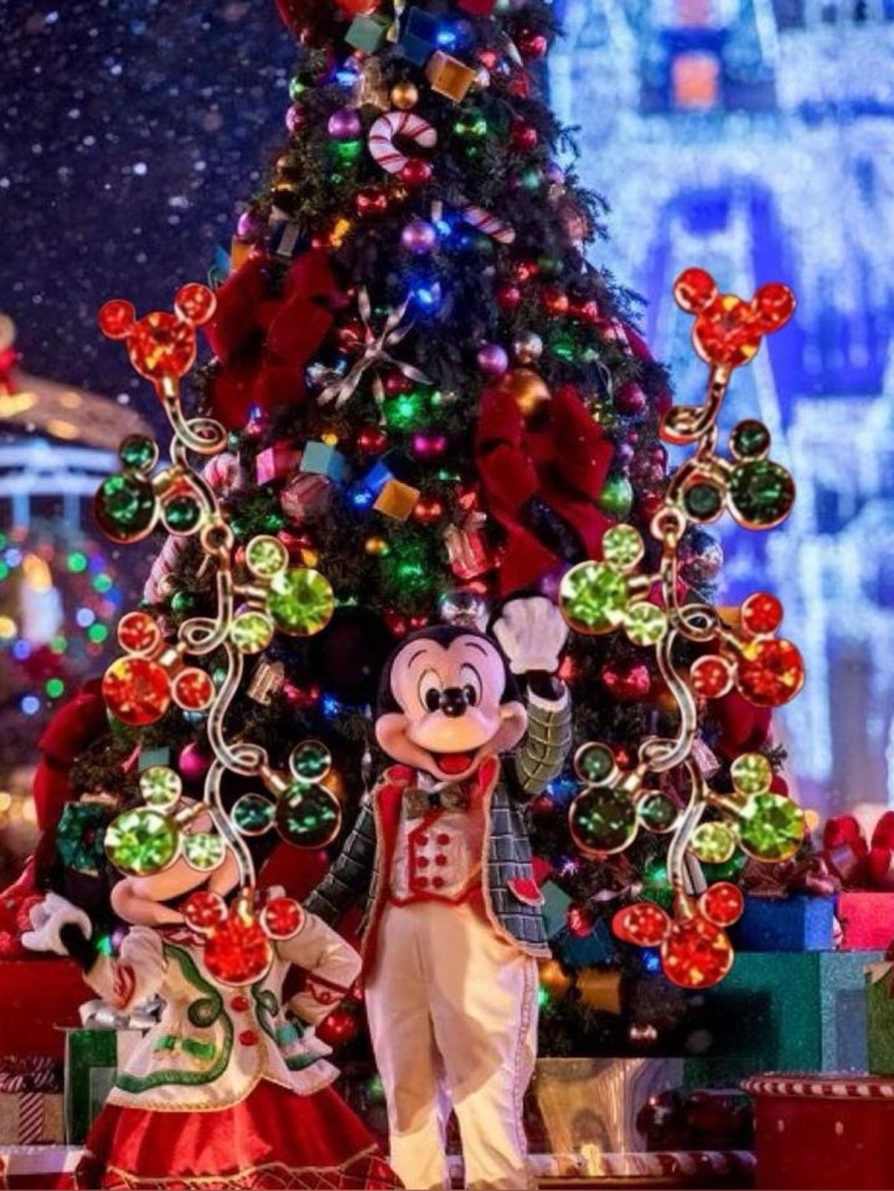 BaubleBar Disney Christmas Earrings